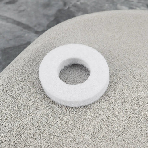 Felt Washers For Motor Shaft And Gearbox Protection, 24x11.5x6mm, single piece on textured surface