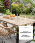 Teak Cleaner And Restorer For Outdoor Furniture Keep Your Teak Looking Sharp Clean And Protected Restore Neglected Wood 16 Oz on table