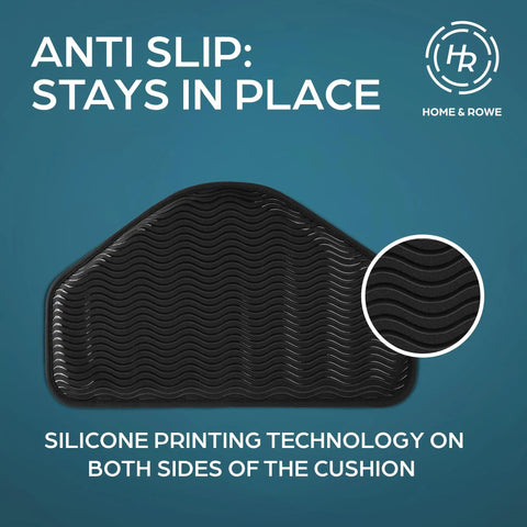 Universal Recumbent Bike Seat Cushion 1.25 Inch Thick Anti Slip Pad For Recumbent Exercise Bikes Fits Schwinn And Most Models