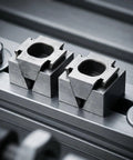 Heavy Duty 2 Pc Cnc Workbench Stop Block With M6 Thread Toggle Clamp For Industrial Milling Vise Fixture close-up view