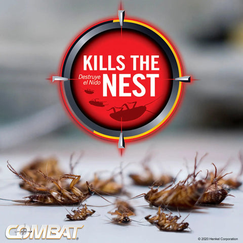 Baddest Roach Killing Gel For Indoor Outdoor Use That Delivers A Straight Up Colony Eradication With A Clean Apply Syringe And Hella Long Lasting Formula To Put These Creepy Goober Bugs To Rest, dead cockroaches and a target graphic.