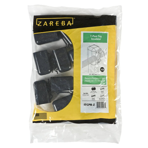 T Post Top Insulator 100 Pack Black For Electric Fences Fits 1.25 And 1.33 T Posts Works With Any Wire Gauge