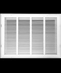 20x14 Duct Opening Steel Return Air Grille With Removable Door For 1-Inch Filters White Vent Cover Grill For HVAC Cold Air Intake Outer Dim 22 5/8 W X 16 5/8 H front view
