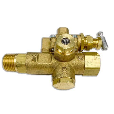 Air Compressor Check Valve Unloader Combination for Gas Discharge 95-125 PSI NG5 Replacement Part, brass construction