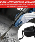 Beefy Air Hammer Retainer Spring For M550DB And M668 Pneumatic Hammers M696 Replacement Part in use with air hammer