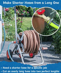 Grab This Ultimate 3/4 In Garden Hose End Repair Kit With Male And Female Fittings To Fix Leaks Fast And Save Cash On Expensive Replacements For Your Water Hose Ends, brass hose end repair