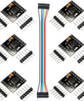 Dual H Bridge Motor Driver Module DRV8833 with cables and pins for DC motors and stepper motors 1.5A output 3 to 10V input