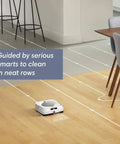 Smart Mapping Robotic Mop With WiFi Connectivity And Jet Spray For Multi Room Cleaning That Recharges And Resumes, in use