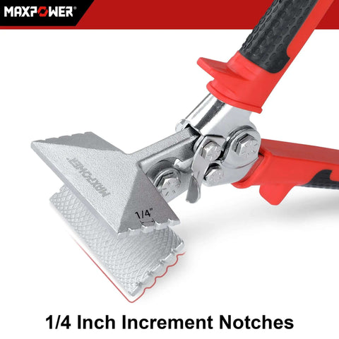 Sheet Metal Bender Hand Seamer With 3 Inch Jaw For Bending And Flattening Metal Ergonomic Non Slip Handle Offset Design