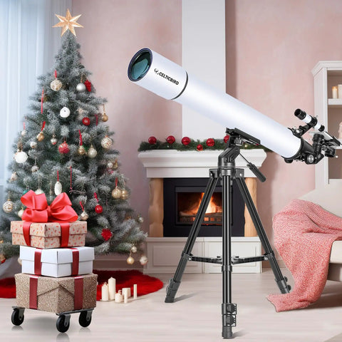 High Powered Travel Telescope For Adults With 80mm Aperture And 900mm Focal Length Beginner Friendly Astronomy Gift Refractor