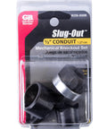 Slug-Out Mechanical Knockout Set With Four Point Punch, Die And Drive Screw, Pro Grade For One Half Inch Conduit packaging