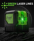 2 Plumb Dots And Cross Line Laser Level With 180 Degree Wide Angle 2 In 1 Green Self Leveling Laser Tool for cabinets 9211G