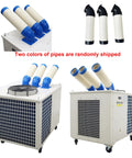 Heavy Duty Portable Industrial Spot Cooler Dishing Out Sick Chill For Busy Workspaces 28900 Btu Cooling Beast with pipes.