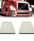 Two-pack cabin air filter for Volvo VNL Trucks 2002 and up, shown below a red truck, fits models 780 760 860 670 630 VN 780 670 VH VHD VNM