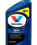Bottle of ATF 4 Full Synthetic Automatic Transmission Fluid 1 Quart Built For Chrysler Dodge Ram And Stellantis Vehicles