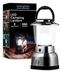 Battery Powered Camping Lantern With 550 Lumens, 360 Degree Light, 200 Hour Run Time On D Batteries, Carabiner Handle