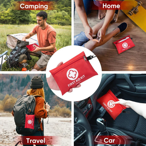 backpacking mini first aid kit Compact First Aid Kit for Travel & Adventures