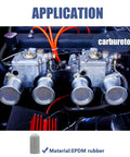 Car engine carburetor for 80 Piece Rubber Vacuum Cap Set For Cars And Machinery End Plugs Kit For Carburetors And Manifolds Keeps Hoses Sealed
