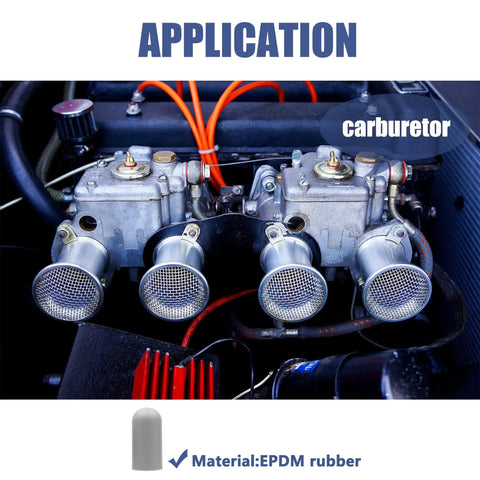 Car engine carburetor for 80 Piece Rubber Vacuum Cap Set For Cars And Machinery End Plugs Kit For Carburetors And Manifolds Keeps Hoses Sealed