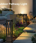 Deck Out Your Curb Appeal With These Sick Outdoor Pathway Lights Featuring High Brightness Led Chips And Weatherproof Design Classic Square Carriage Lanterns Perfect For Driveways And Backyard Walks, elegant lanterns along a pathway.