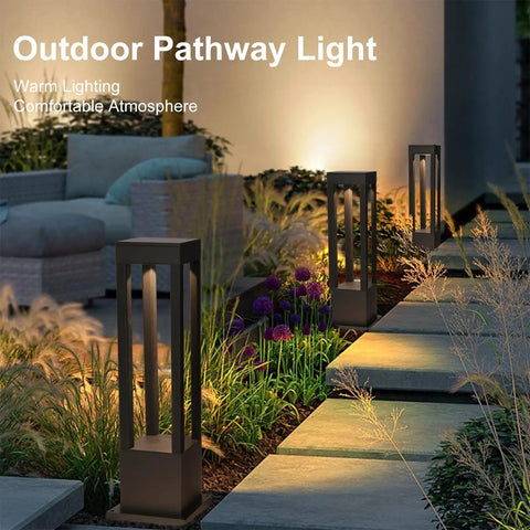 Deck Out Your Curb Appeal With These Sick Outdoor Pathway Lights Featuring High Brightness Led Chips And Weatherproof Design Classic Square Carriage Lanterns Perfect For Driveways And Backyard Walks, elegant lanterns along a pathway.