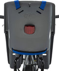 Back view of Rear Mount Lil Rider Child Bike Seat with Five Point Harness and Spoke Guard Fits 26 to 27 Inch Bikes