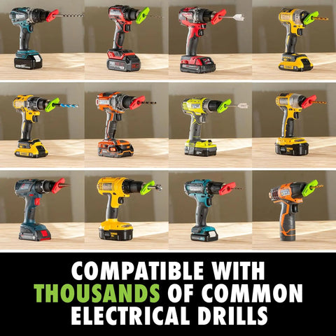 Magnetic Red Laser Drill Guide Delivering Straight As An Arrow Holes And Dead Nuts Precision Without A Drill Press on various drills.