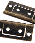 Antique Bronze Decorative Hinges For Jewelry Box And Small Cabinet 50x24mm Wooden Box Hinge 2 Pack close-up