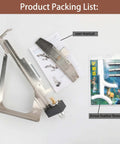 Adjustable Archery Fletching Jig With Straight Clamp For DIY Arrow Shafts Includes user manual and arrow feather remover