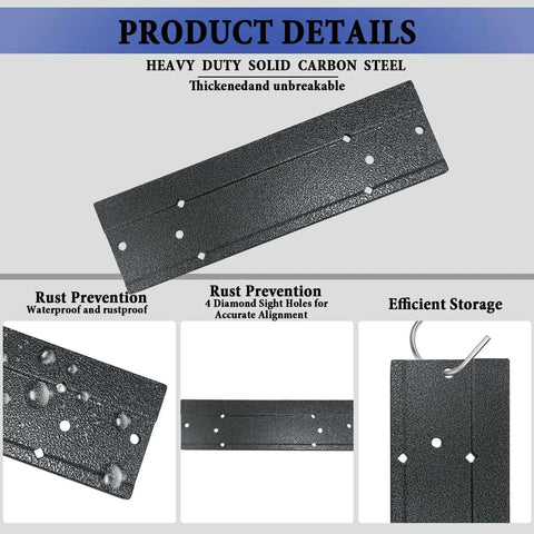 12 Inch Folding Sheet Metal Bending Tool For HVAC Pros With Three Eighths Inch And One Inch Fold Depth Duct Bender Hand Tool