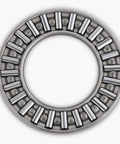 Close-up of chrome steel needle roller bearing from Beefy Heavy Duty Needle Roller Bearing Set With Washers, 3/4 In Bore, 1-1/4 In OD, 3 Pack