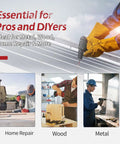 Image showcasing DIY and professional tasks in home repair, woodwork, and metalwork with tools for diverse applications.
