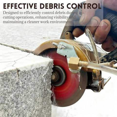 Debris Remover Water Sprayer For Cutting Machines With Universal Coolant Misting Kit CNC Milling in use