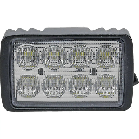 Front view of Beefy LED Combine Work Light 12V Flood Replacement For Case IH Tractors 2144 2166 2188 2344 2366 2377 2388