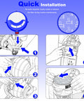 Installation guide for HEPA Replacement Filter For DC25 Upright Vacuum Cleaner Washable And Reusable Fits Animal All Floors Models Easy Install