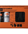 Heavy Duty Grill Cleaning Kit With Exterior Detailing Spray And Foaming Degreaser Scraper And Pad Microfiber Towels And Nitrile Gloves