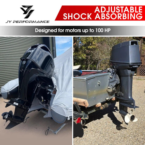 Adjustable Boat Transom Saver For Outboard Motors With Composite Head Transom Support No Fuss Protection Fits 23 To 35 Inches