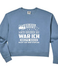 Women's Warehouse Clerk Crop Sweatshirt For Forklift Operators And Logistics Pros, Comfortable Crop Sweatshirt