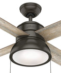 Viola Brushed Nickel Ceiling Fan With Led Light Kit And Pull Chain 52 Inch Quiet Dope Airflow Multi Speed Reversible Motor Modern Classic