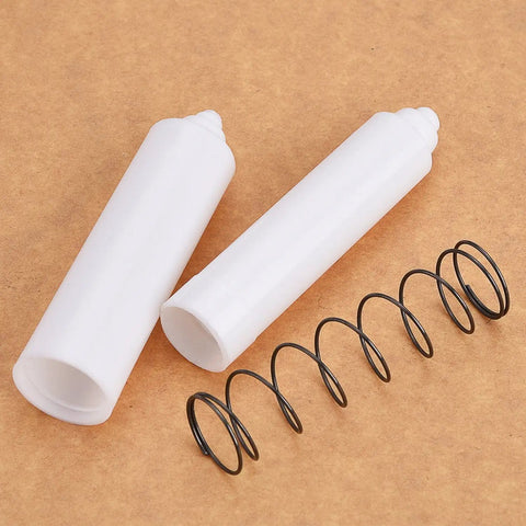 Two Pack Universal Toilet Paper Holder Replacement Rod Set, Spring Loaded, Retractable Plastic Rods for Most Standard Toilet Tissue Holders