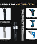 M11x1.5 Thread Repair Kit With Stainless Steel Inserts And Installation Driver Includes Drill Tap Counterbore 10 M11x1.5x30mm Inserts Tough Durable Easy To Use Pro Grade Includes EVA Case components shown with drills