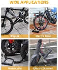 Heavy Duty 18mm U Lock And 4ft Chain Security Bundle For Bikes And EBikes, Tough Anti Theft Lock Set, Large U Shape Lock With 3 Keys For Electric Scooters Fat Tire Bikes Dirt Bikes And Trikes on bicycle, e-bike, motorcycle, and scooter
