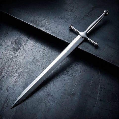 Sword Letter Opener With Ergonomic Handle And Precision Blade, Envelope Slitter For Fast Mail Opening, Office And Home Desk Tool
