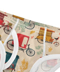Fresh Duds Cotton Boys Briefs Featuring Classic Rickshaw Mobile Graphics For Active Toddler Guys, close-up view of fabric design.
