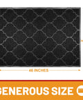 Jumbo 46X35 Inch Front Door Mat For Entryway And Garage Waterproof Grippy Non Slip Doormat For Indoor Outdoor Use Easy Clean Welcome Mat