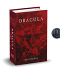 Gothic Faux Book Safe With Hidden Compartment And Combo Lock, Portable Safe Box That Looks Like a Real Book, Dracula Cover