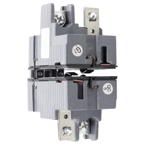 Side view of Pushmatic P240 Replacement 2 Pole 40 Amp Circuit Breaker for Pushmatic Panels easy install ETL UL489 listed