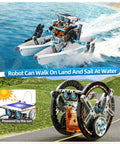 Solar Powered STEM Robotics Kit For Kids Aged 8 To 13 Build 12 Solar Robots Educational Science Experiment Set For Boys And Girls A Fun Hands On Learning Toy For 8 9 10 11 12 13 Year Olds Gray