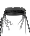Side view of Puck Pro Ultra Dive Computer With Air And Nitrox 21 To 50 Percent Big Easy Read Screen showing strap flexibility