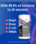 Screen Sanitizing Wipes For Electronics Bleach Free Cleaning Wipes With Citrus Scent 75 Count Kills 99.9 Percent Of Bacteria
